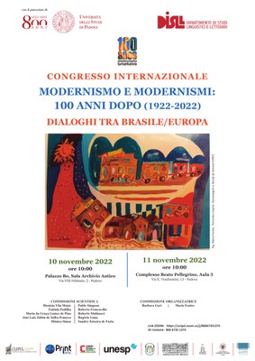 Congresso internazionale per celebrare il centenario della Semana da arte moderna de Sao Paulo